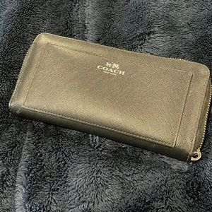 Black coach wallet